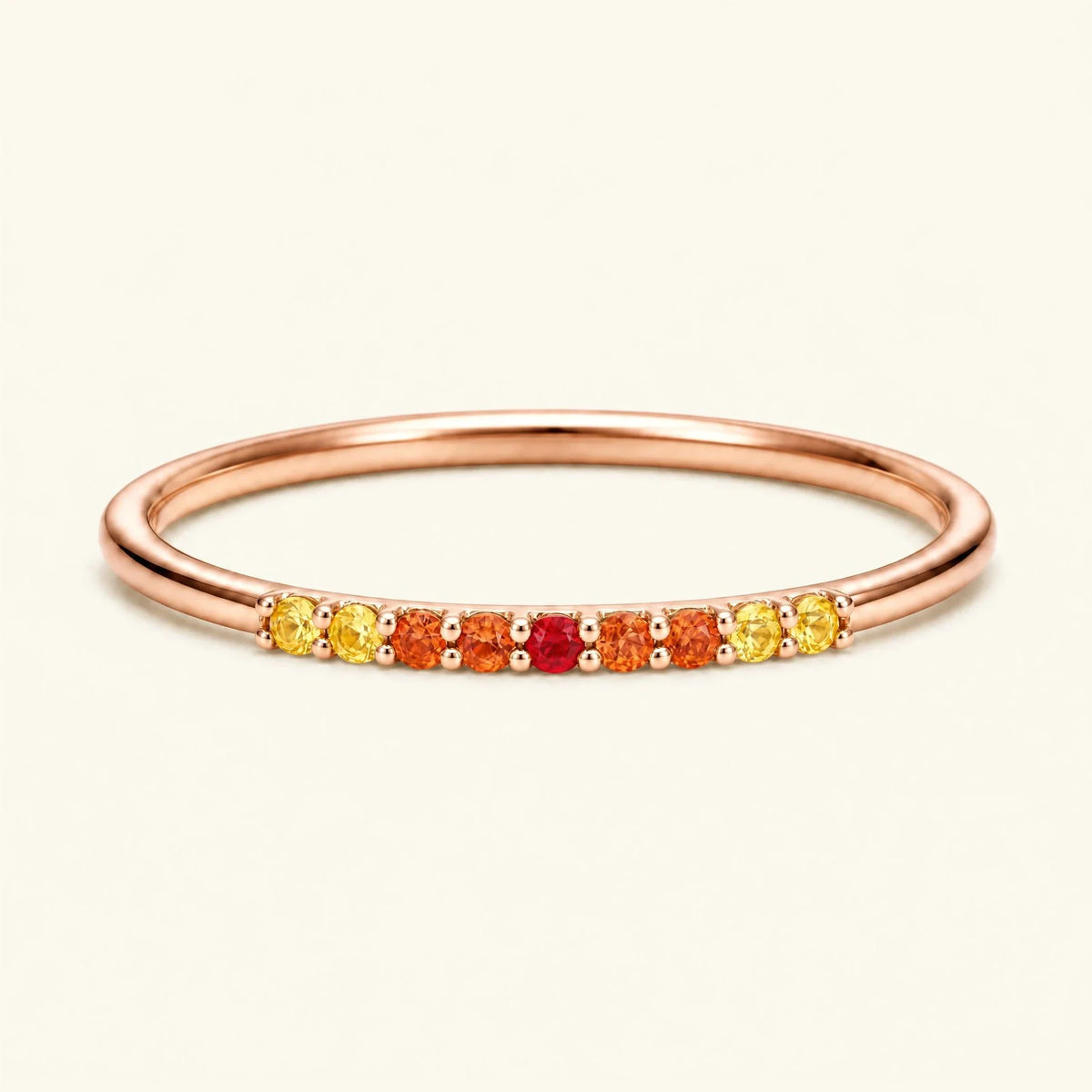 Rose gold 18K Kiran Sunset ring