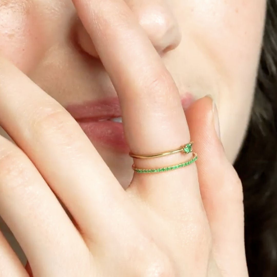 Shadi Emerald Eternity Ring