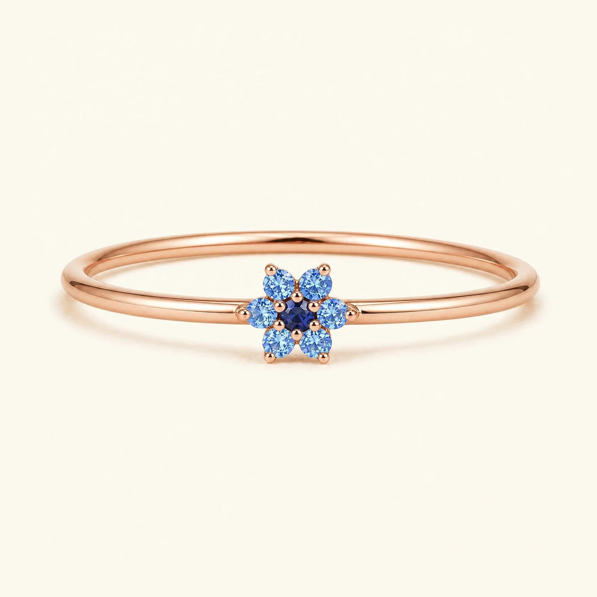 Surya horizon ring 18K rose gold