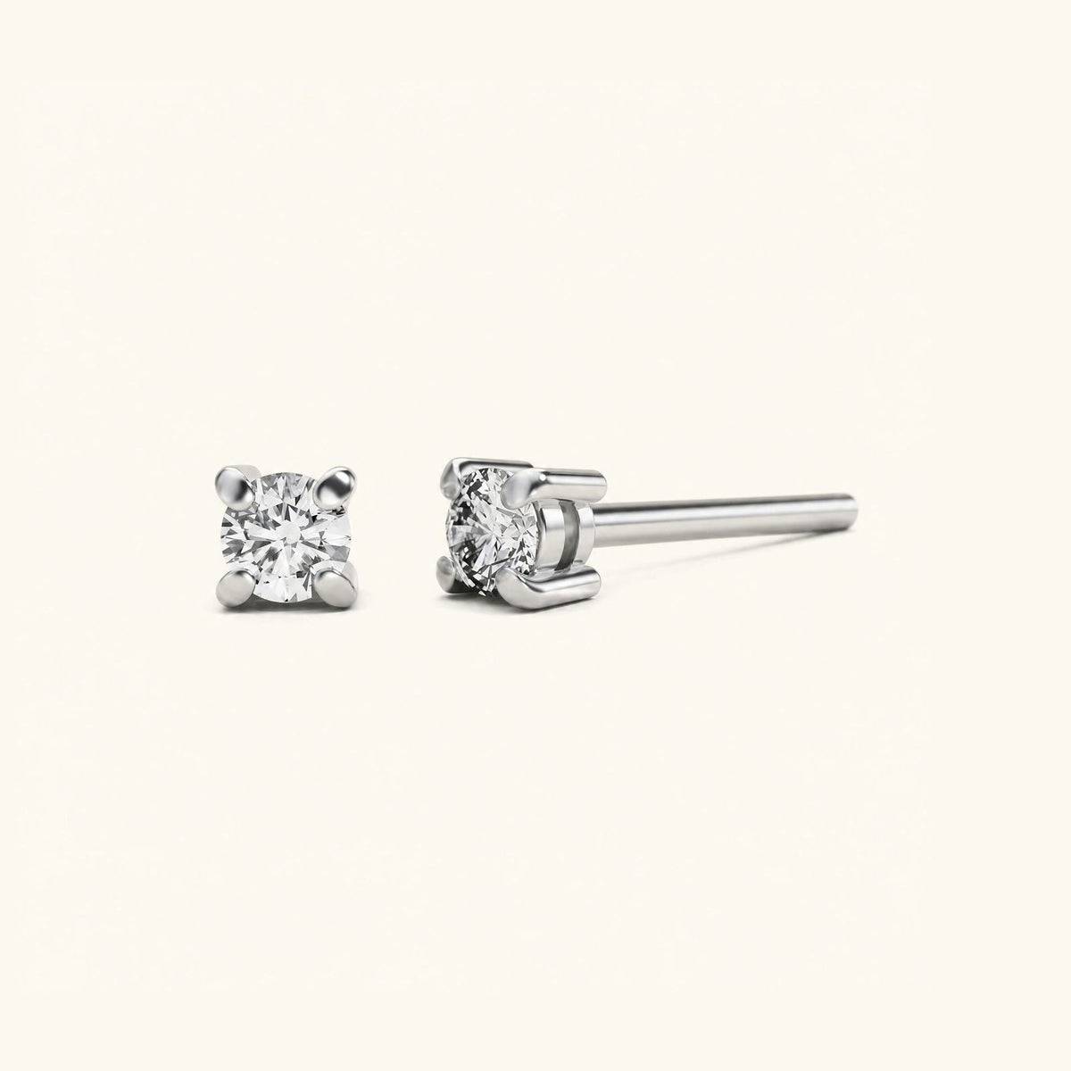 Saral Diamond earrings - white gold