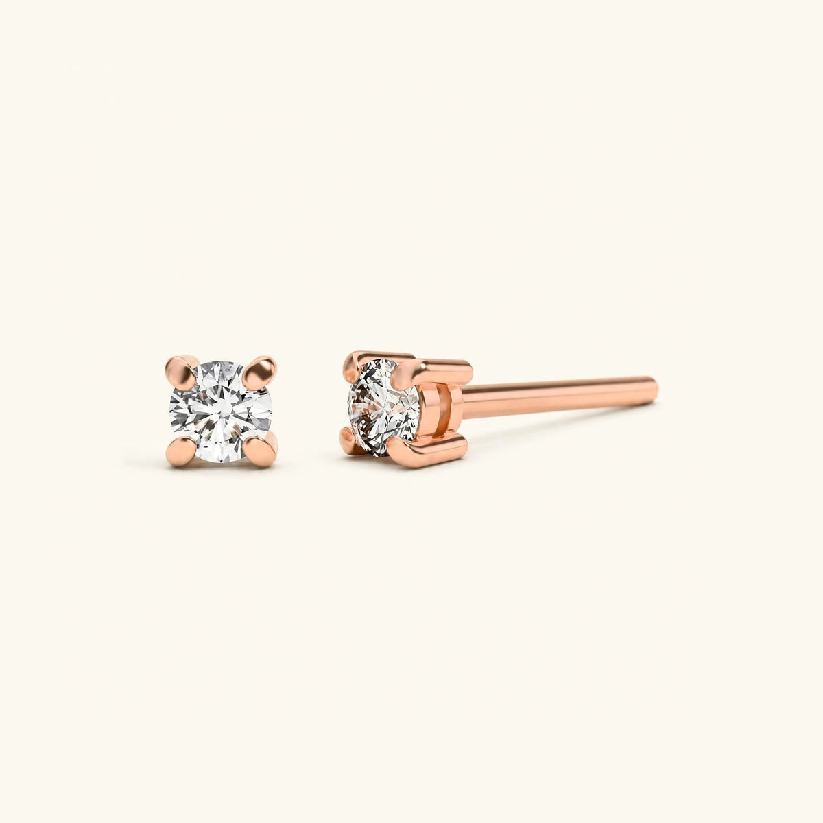 Saral Diamond earrings - rose gold