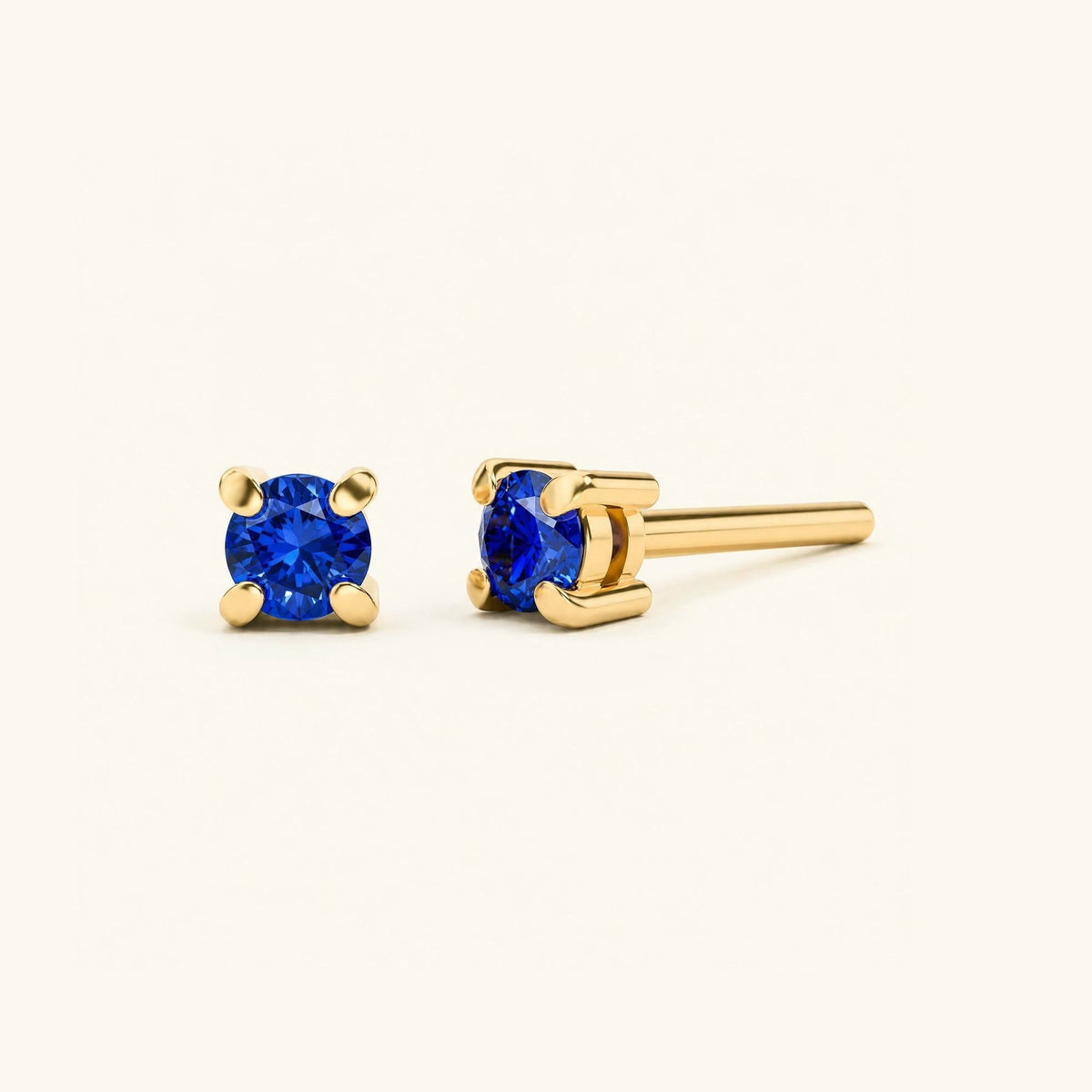Saral Sapphire earrings - yellow gold