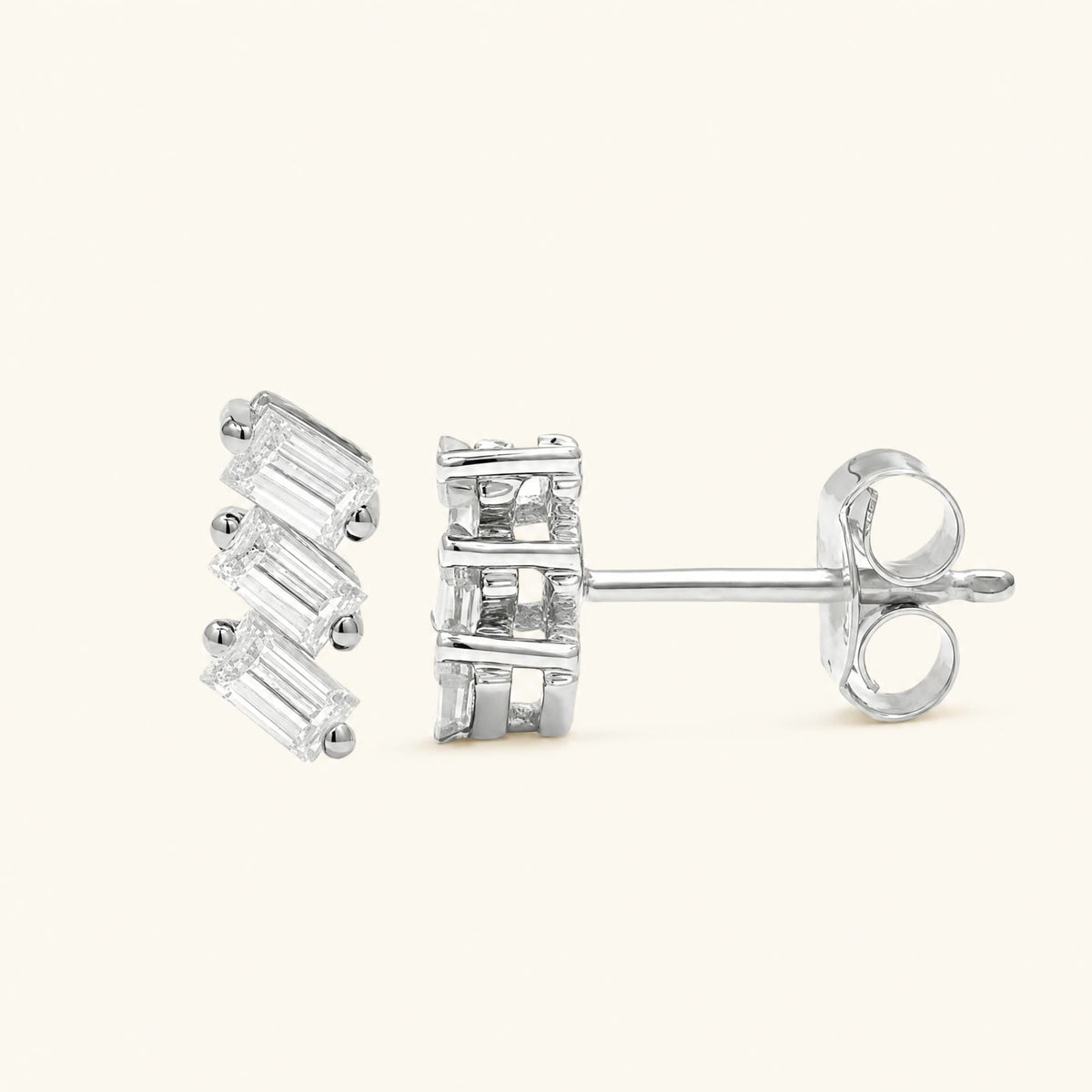 Jivane earrings diamond - white gold