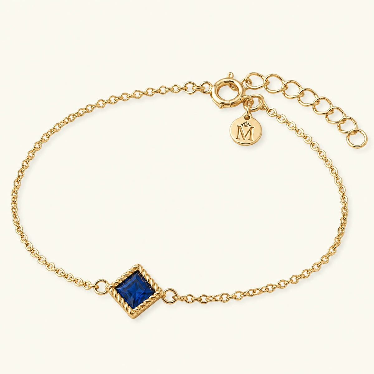 Indrani sapphire bracelet in 18K yellow gold