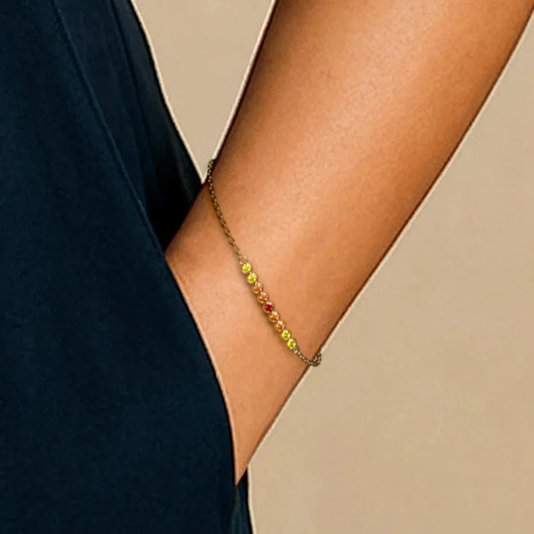 Noor bangle sunset sapphire women Holi