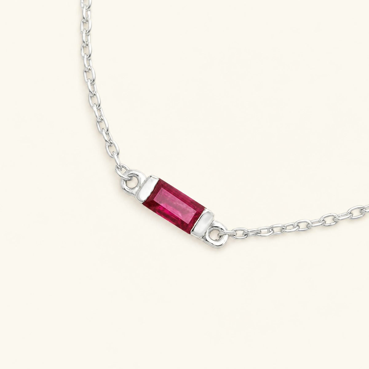 Shanti ruby bracelet white gold women