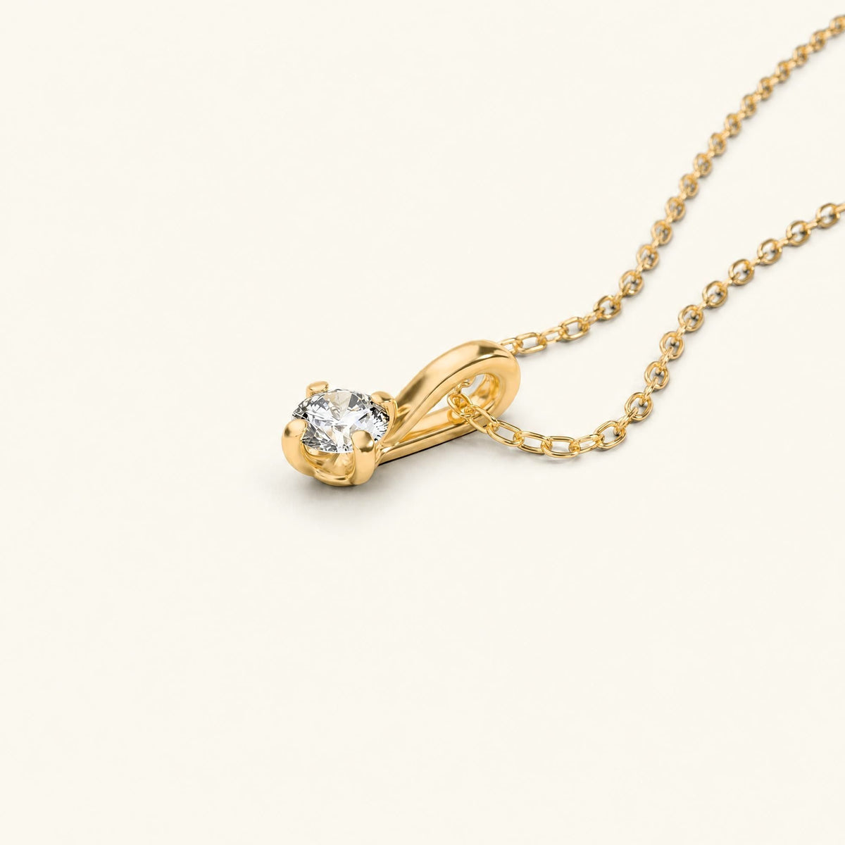 Saral Diamond solitaire necklace