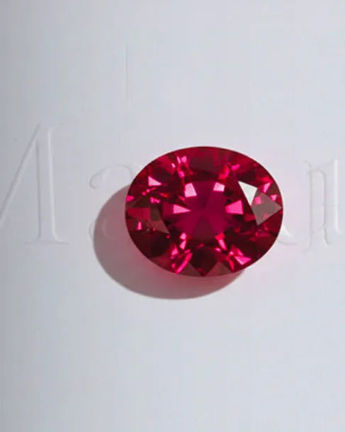 Vivid oval-cut ruby, the July birthstone in fine jewellery