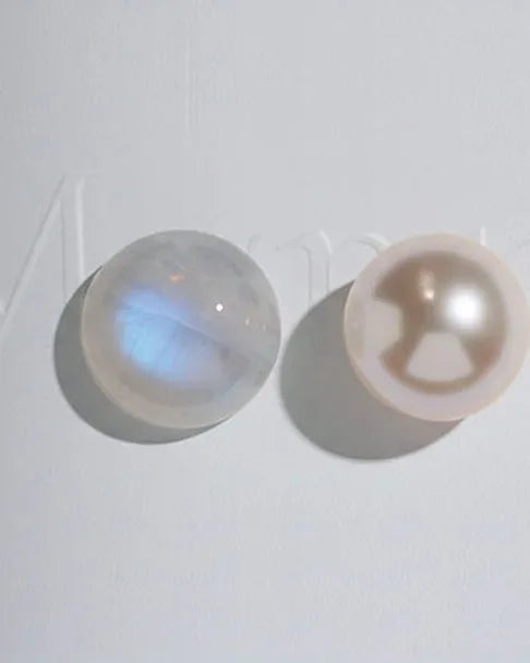 Moonstone and lustrous pearl, the birthstones of June in fine jewellery